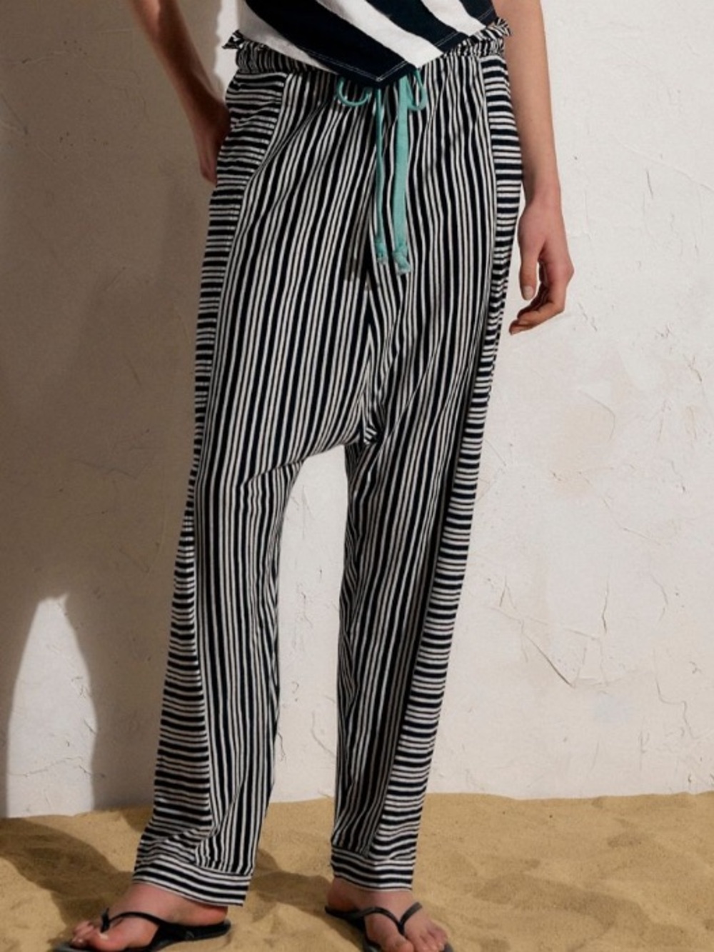 Free People Holten Cotton-Jersey Harem Pants